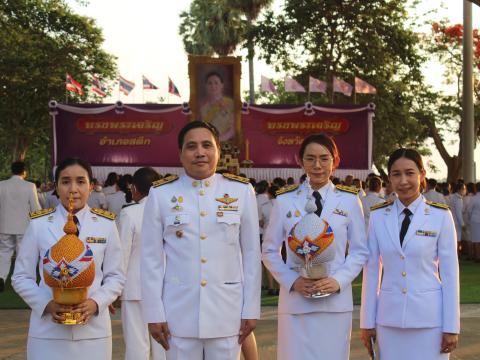 กิจกรรมเฉลิมพระเกียรติสมเด็จพระนางเจ้าฯพระบรมราชินี เนื่องในโอกาสวันเฉลิมพระชนมพรรษา ณ โดมอเนกประสงค์สวนเฉลิมพระเกียรติ 72 พรรษา