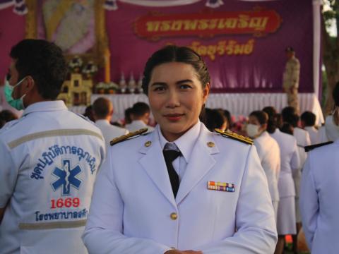 กิจกรรมเฉลิมพระเกียรติสมเด็จพระนางเจ้าฯพระบรมราชินี เนื่องในโอกาสวันเฉลิมพระชนมพรรษา ณ โดมอเนกประสงค์สวนเฉลิมพระเกียรติ 72 พรรษา