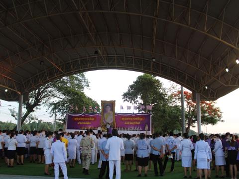 กิจกรรมเฉลิมพระเกียรติสมเด็จพระนางเจ้าฯพระบรมราชินี เนื่องในโอกาสวันเฉลิมพระชนมพรรษา ณ โดมอเนกประสงค์สวนเฉลิมพระเกียรติ 72 พรรษา