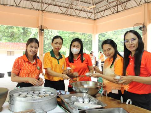 โครงการอบรมส่งเสริมอาชีพระยะสั้น หลักสูตรการทำปลาส้มไร้กาง และเค้กกล้วยหอม