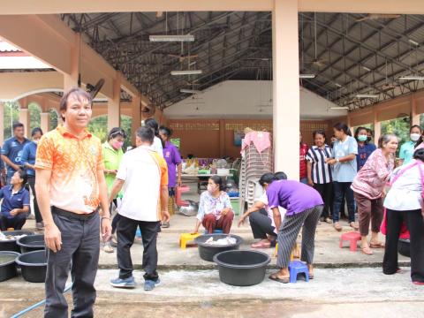 โครงการอบรมส่งเสริมอาชีพระยะสั้น หลักสูตรการทำปลาส้มไร้กาง และเค้กกล้วยหอม