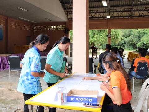 โครงการอบรมส่งเสริมอาชีพระยะสั้น หลักสูตรการทำปลาส้มไร้กาง และเค้กกล้วยหอม