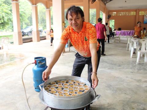 โครงการอบรมส่งเสริมอาชีพระยะสั้น หลักสูตรการทำปลาส้มไร้กาง และเค้กกล้วยหอม