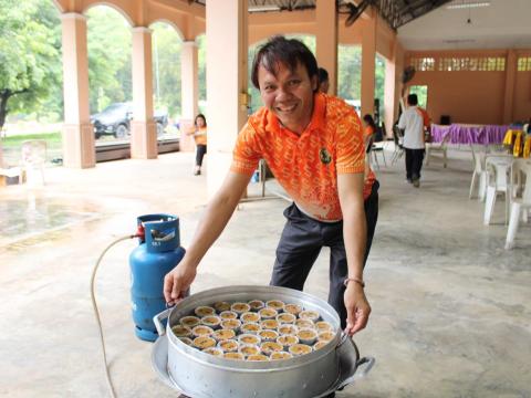 โครงการอบรมส่งเสริมอาชีพระยะสั้น หลักสูตรการทำปลาส้มไร้กาง และเค้กกล้วยหอม