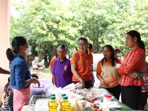 โครงการอบรมส่งเสริมอาชีพระยะสั้น หลักสูตรการทำปลาส้มไร้กาง และเค้กกล้วยหอม